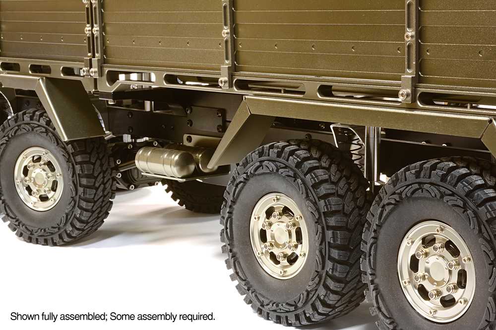 Integy RC Model Hop-ups C26416GUN Billet Machined 8X8 10T GL High-Mobility Off-Road Truck 1//10 Size ARTR