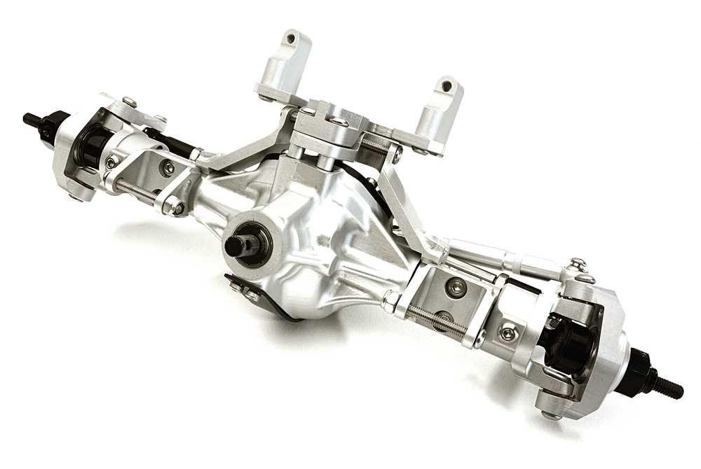 Complete 4-Link Front Axle w/ Internals for Axial SCX-10 & Custom 1.9 C...