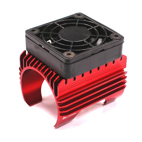 540 motor top mount heat sink with fan for rc cars crawlers
