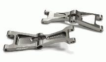 INTEGY RC C25149SILVER Billet Machined Rear Suspension Arm for Associated SC10B
