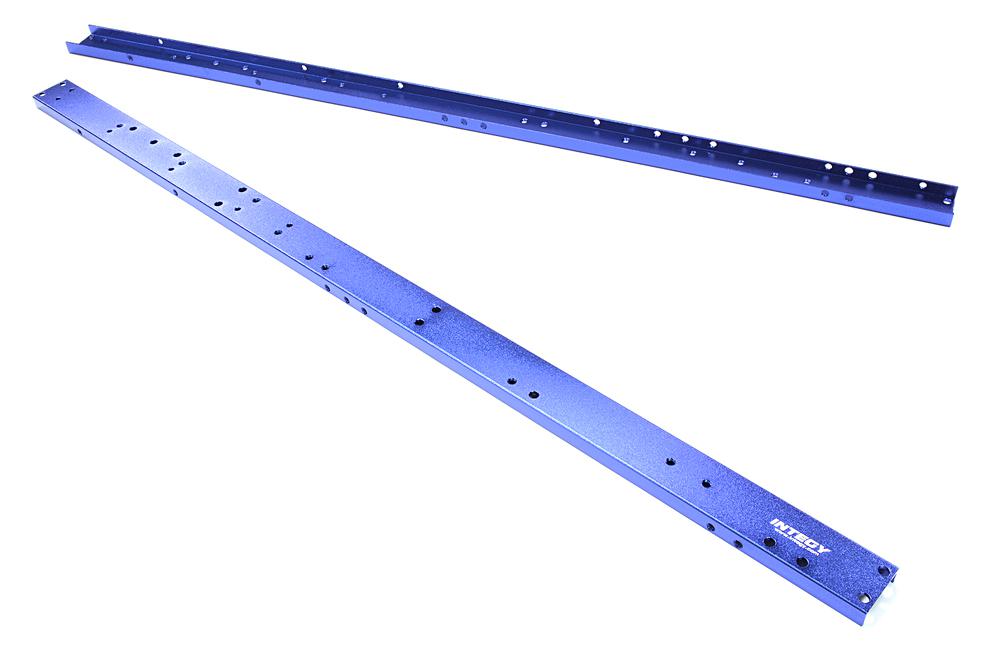C26627BLUE Ladder Frame Chassis Rail Set L=455mm for Custom 1/14 Semi-Tractor 