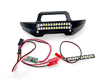 Front Bumper + LED Light Set w/ Control Board for Traxxas 1/10 Maxx Truck 4S