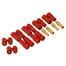 C24672 Integy High Current Gold Plated 6mm Bullet Brushless Motor Connector Set